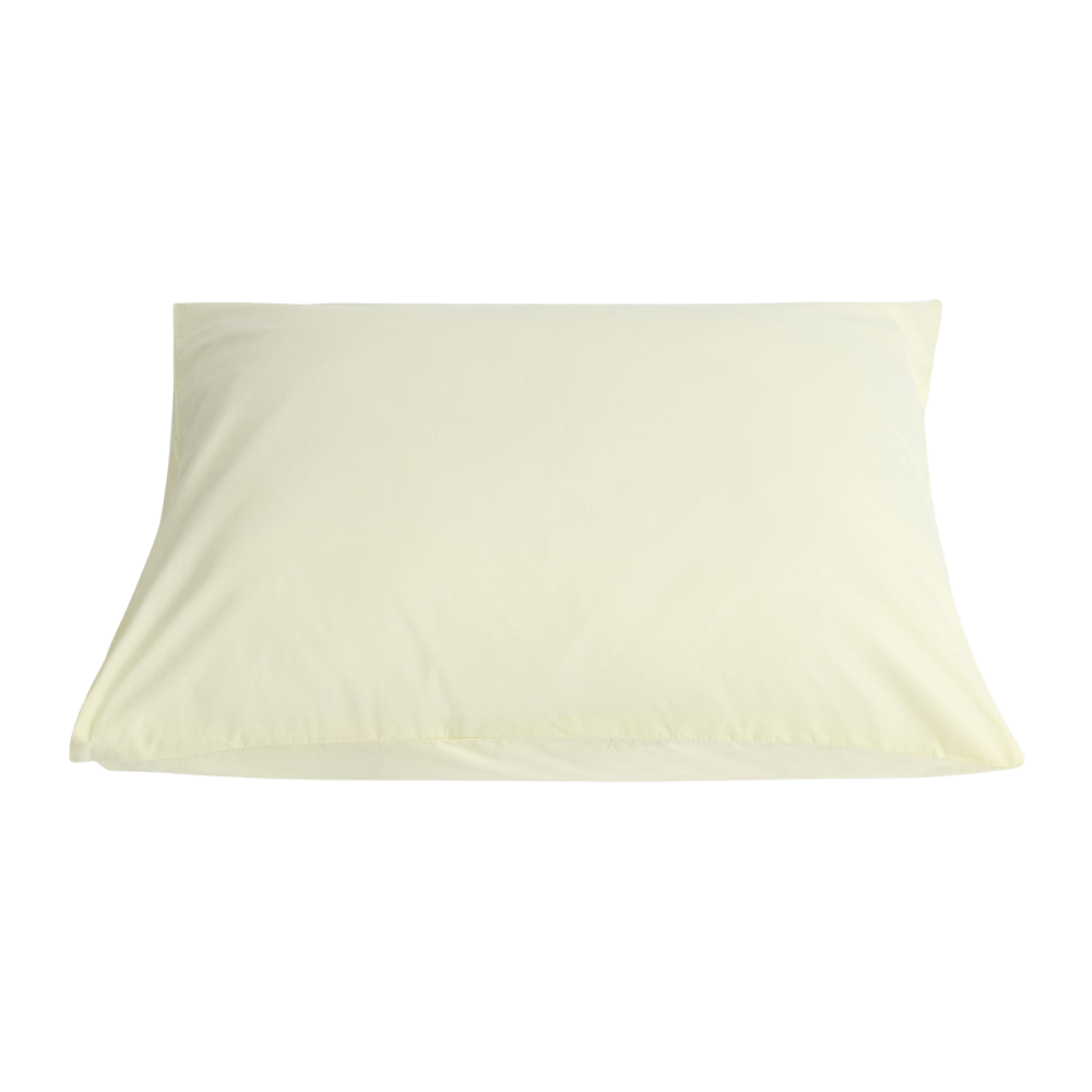 Percale hovedpudebetræk 60x63 cm – Lemon sorbet